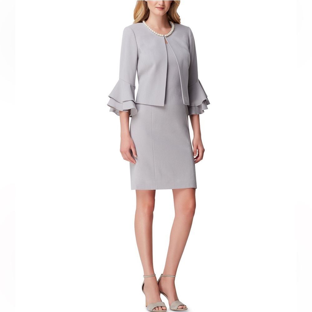 Tahari ASL Pearl-Collar Dress Suit [EUC]